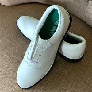 Vintage Mac Gregor White Golf Shoes Size 10 1/2